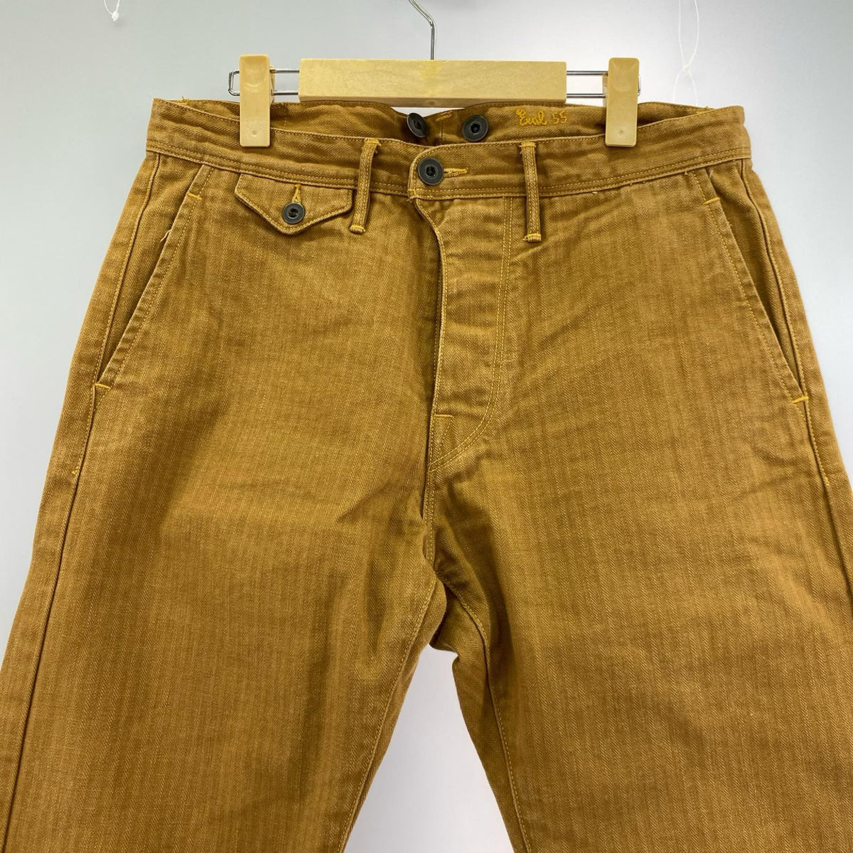 パンツ ORGUEIL Herringbone Trousers OR-1007 茶 (32) 32 ブラウン