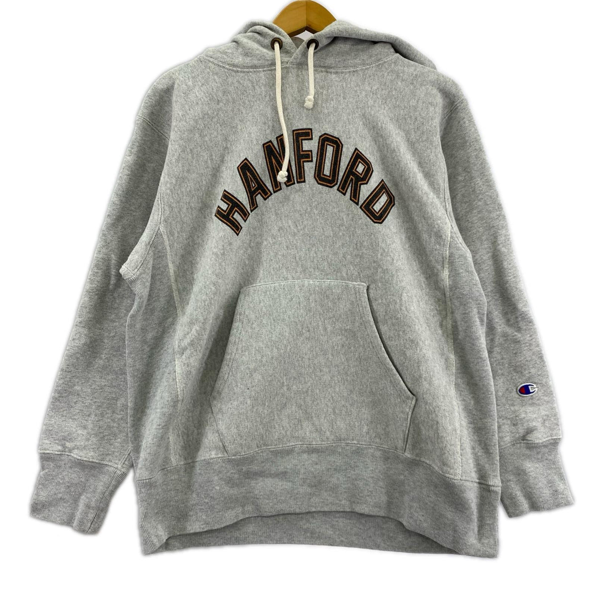パーカー Champion REVERSE WEAVE C3Y114 グレー (M) M グレー