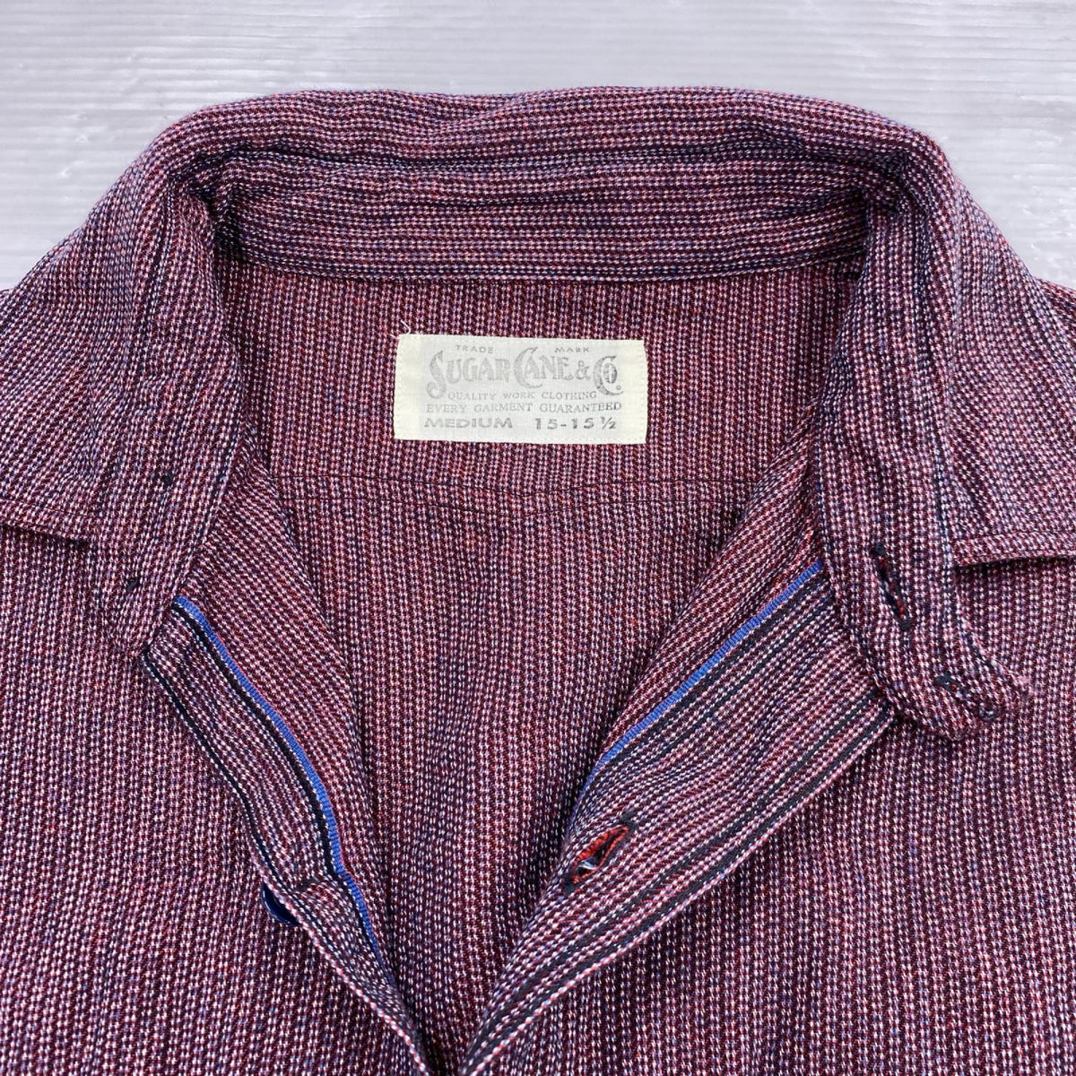 長袖シャツ SUGAR CANE COTTON BEACH CLOTH WORK SHIRTSC28283 (15 1/2) M