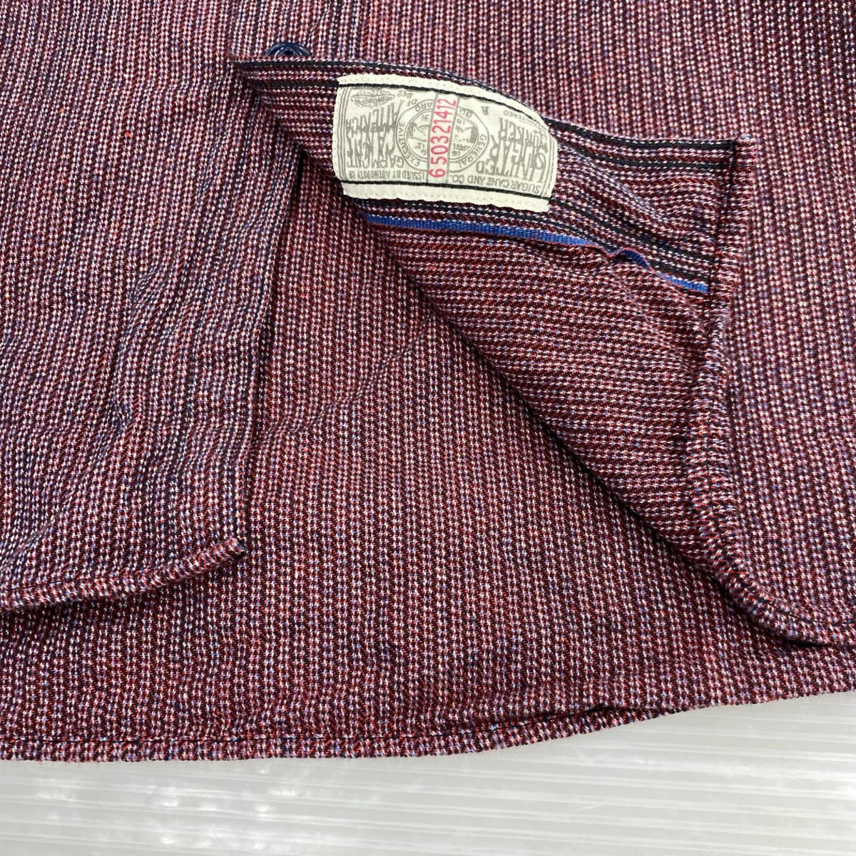 長袖シャツ SUGAR CANE COTTON BEACH CLOTH WORK SHIRTSC28283 (15 1/2) M