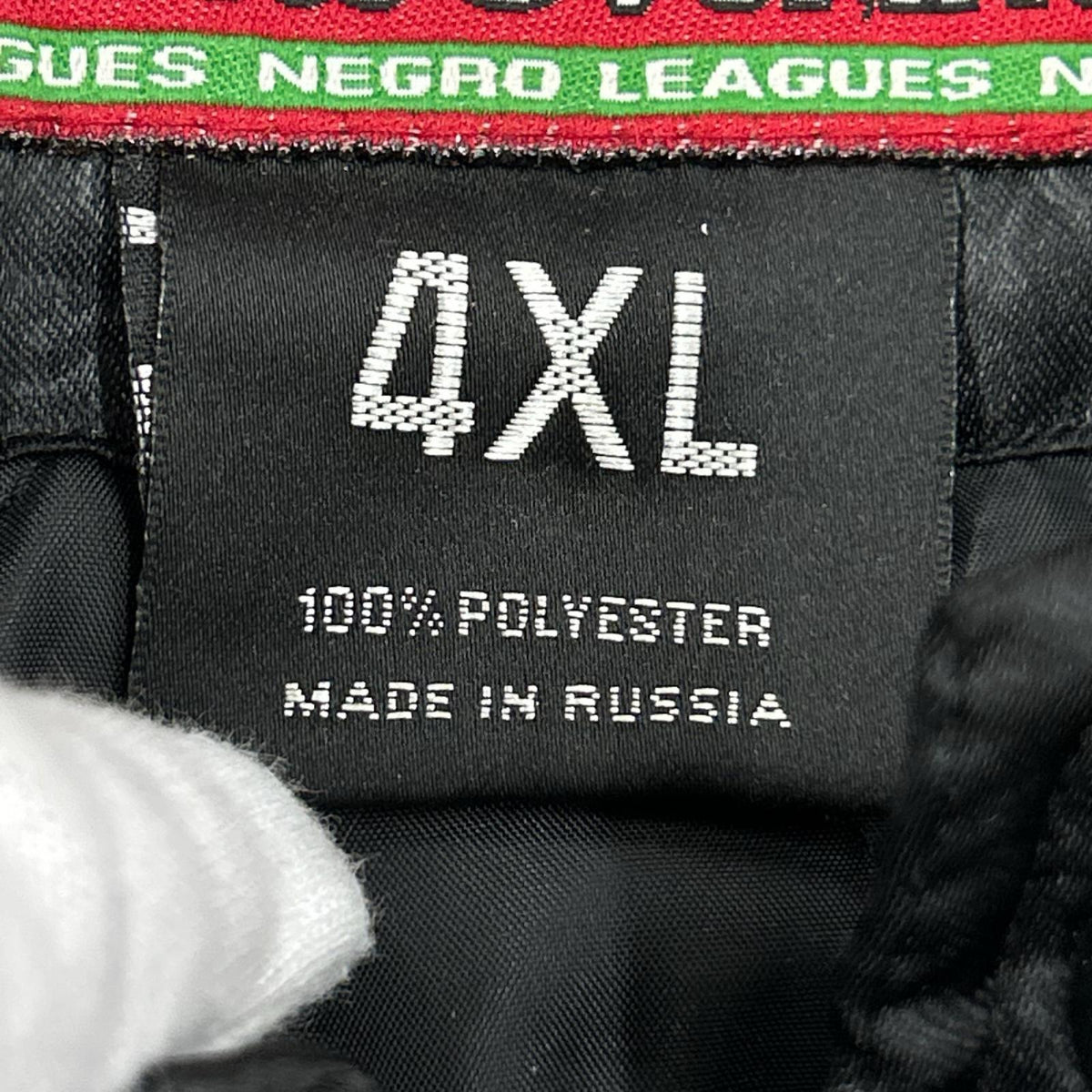 ジャケット negro league チームロゴワッペン 中綿 スタジャン 4XL
