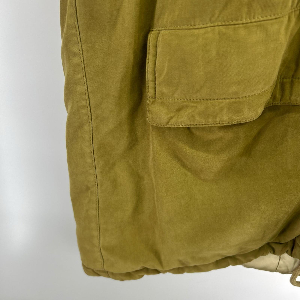 ジャケット 80-90s GIORGIO ARMANI Cotton Fishtail parka KHK