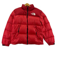 ダウンジャケット 90s THE NORTH FACE ダウン ヌプシ レッドsizeS M