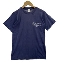 半袖Tシャツ 80s JERZEES まわしタグ シングルステッチ NVY S S ネイビー