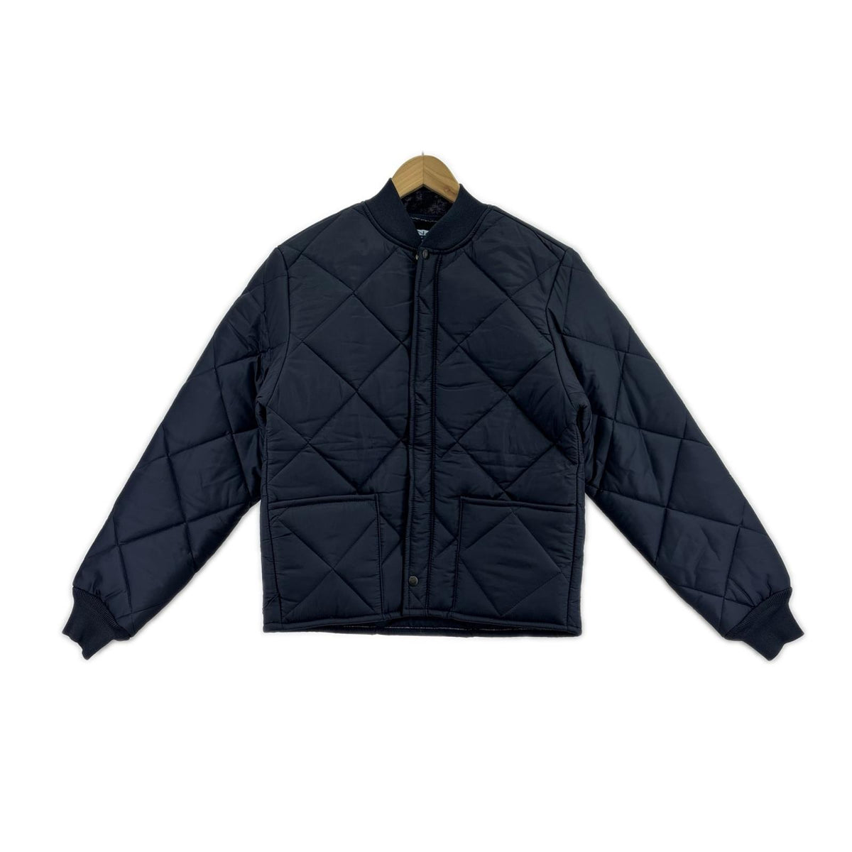 ブルゾン SNAP'N'WEAR キルティングブルゾン NVY USA製 S ネイビー