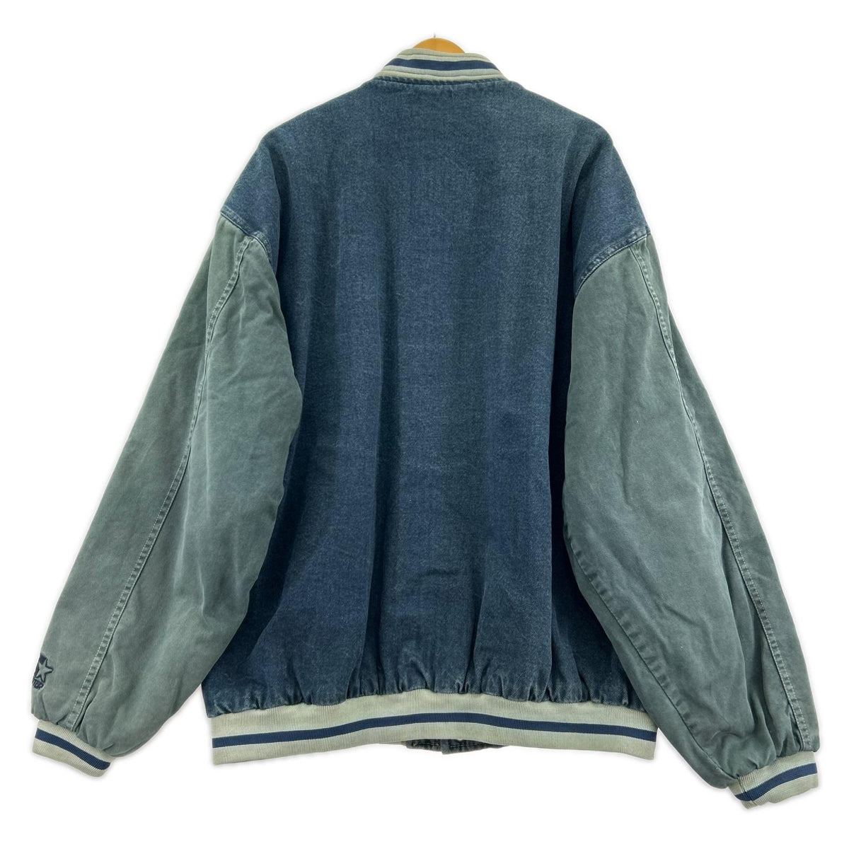 ジャケット デニム地 スタジャン XL ブルー
