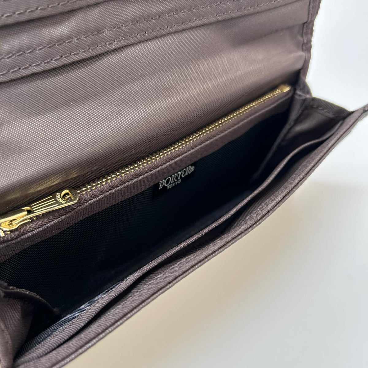 長財布 PORTER SHINE ロングウォレット ブラウン ブラウン