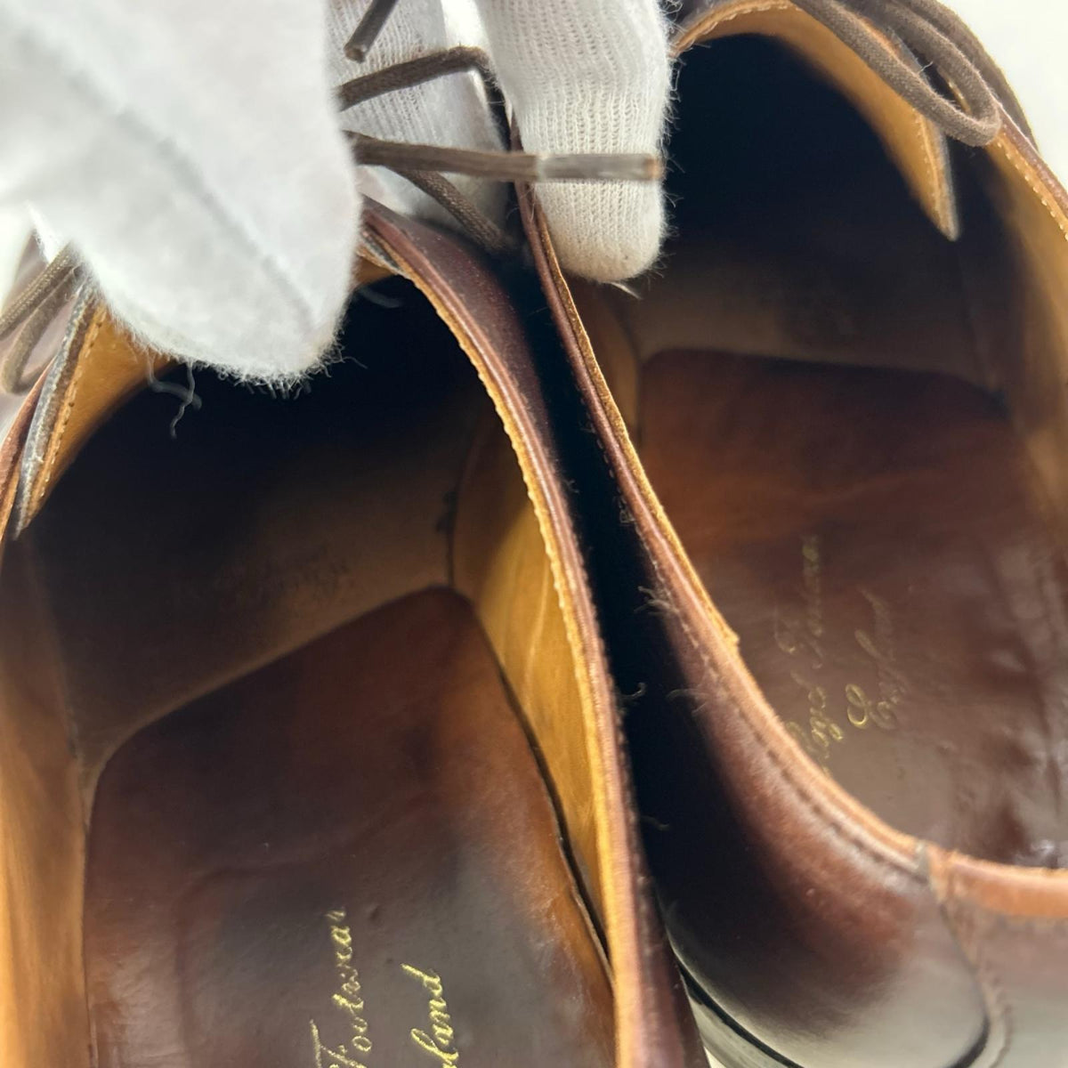シューズ Lloyd footwear Uチップ ドレスシューズ 8 1/2 ブラウン