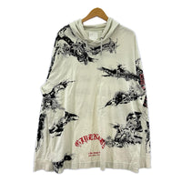 パーカー GIVENCHY GOTHIC OVERSIZED HOODIE ゴシックプリントパーカー