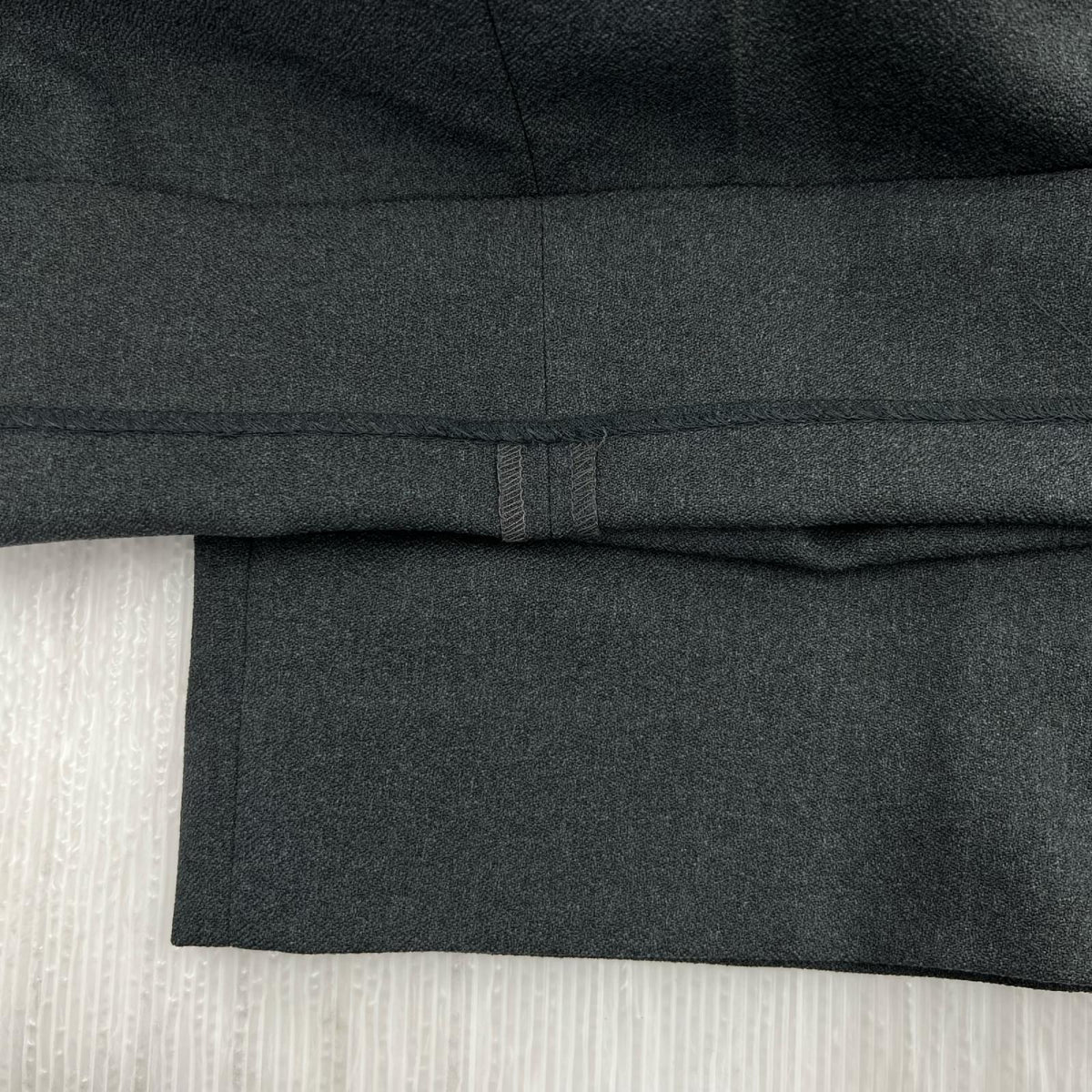 パンツ M’S BRAQUE 25SS Two Tuck Baggy Trousers 36 グレー