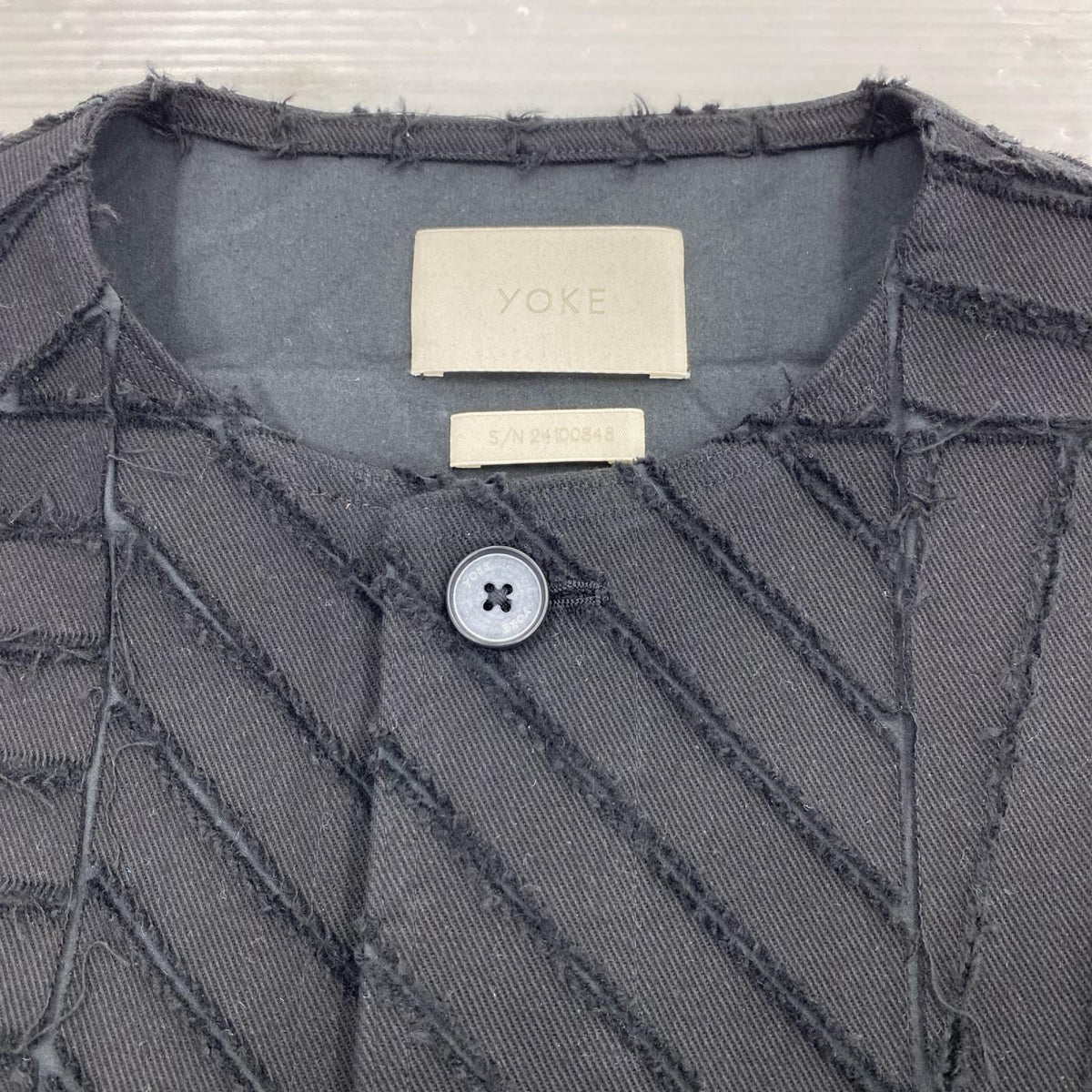 長袖シャツ YORK BONDING OPAL WORK VEST 2 ブラック