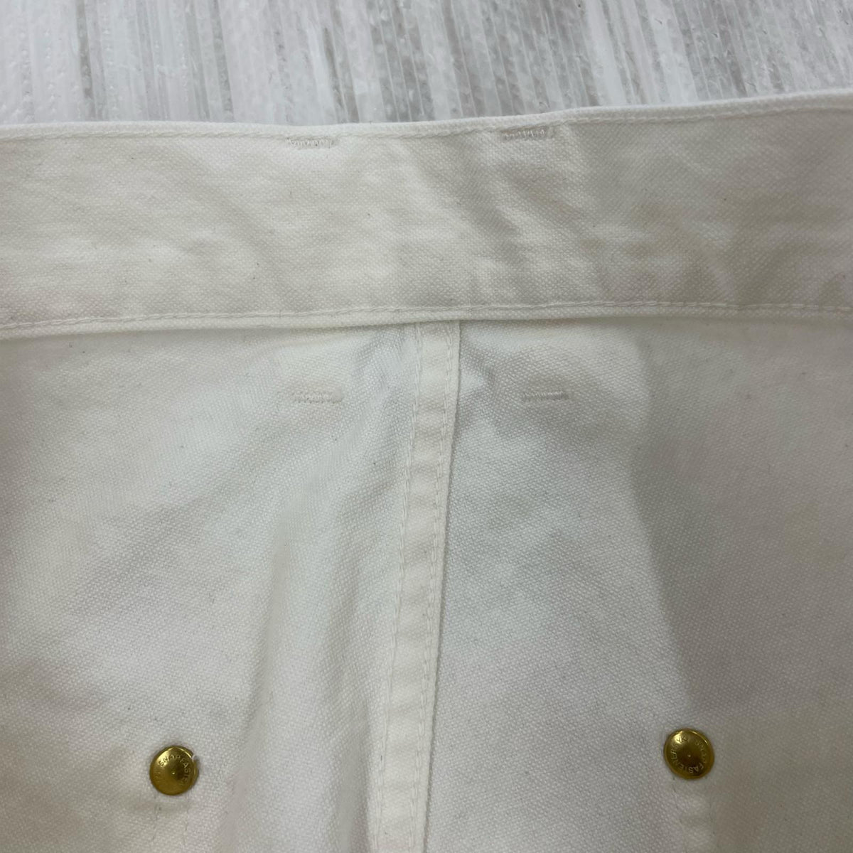 パンツ UW1176 Double knee duck pants 2 ホワイト