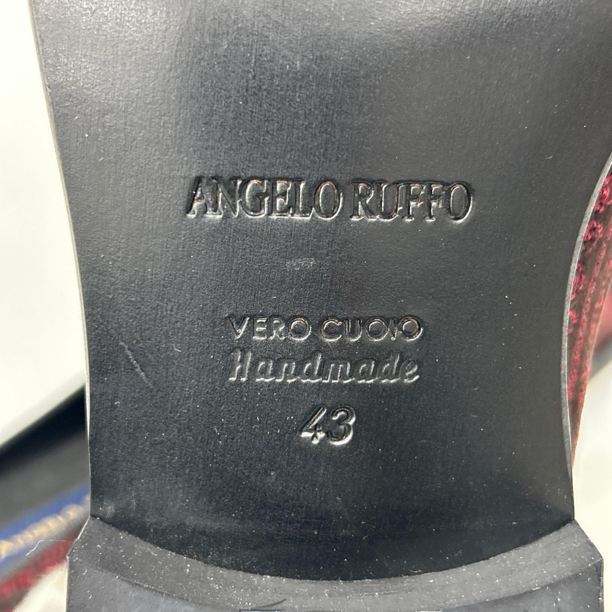 シューズ ANGELO RUFFO 500 32796-G DK SIZE 43 43 レッド