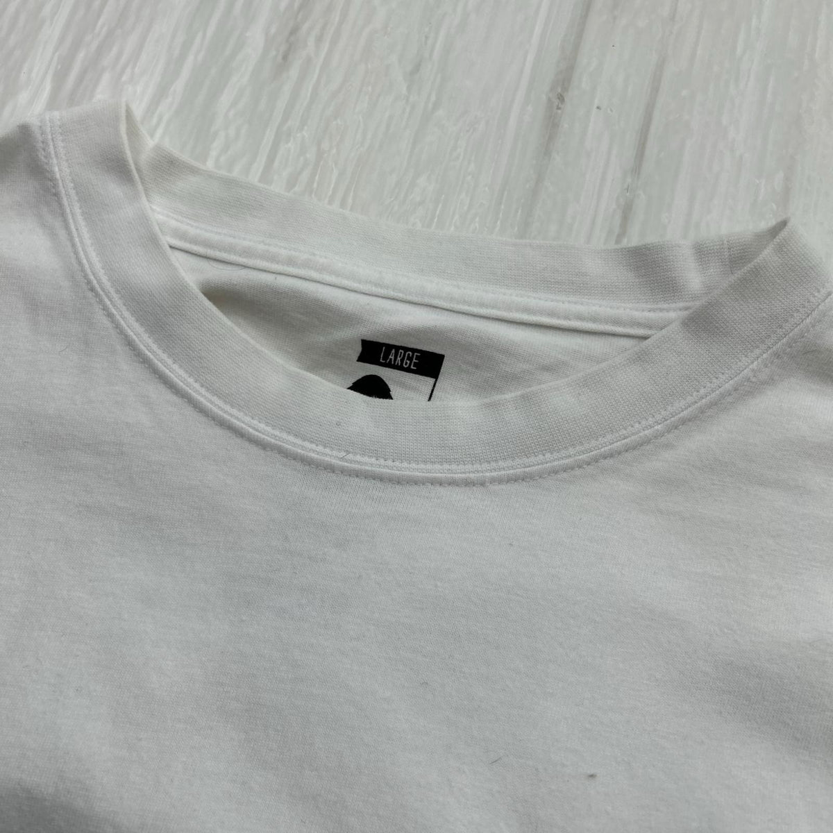 半袖Tシャツ ワッペン L WHT L ホワイト