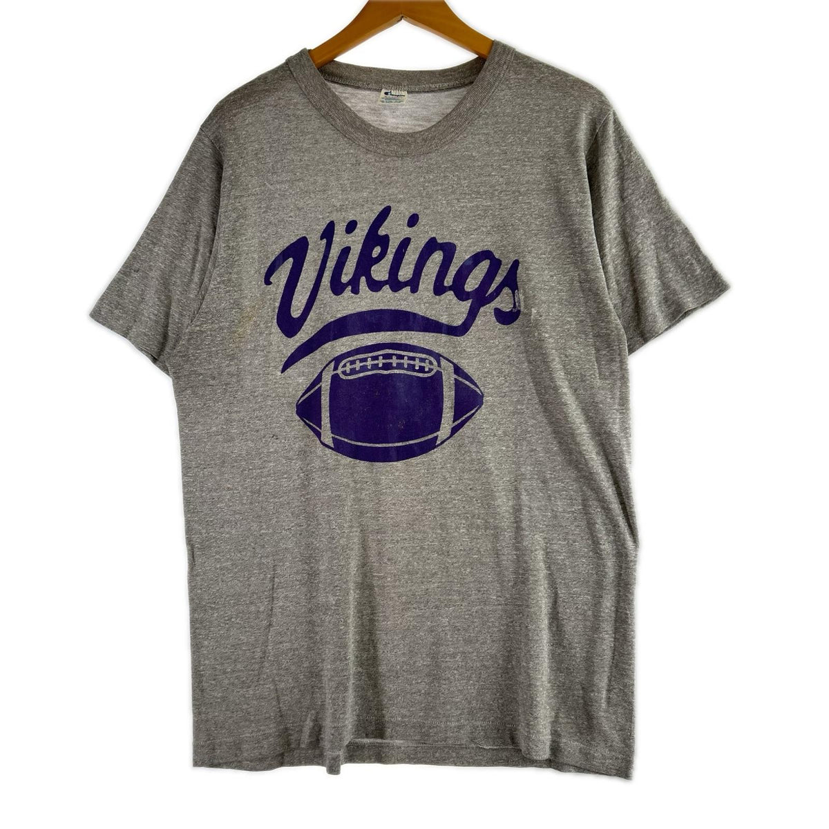 半袖Tシャツ 80s トリコタグ カレッジロゴTee XL 霜降り GRY グレー