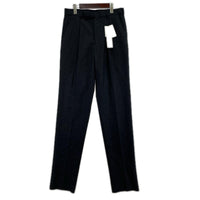 パンツ Straight wool trousers 46 BLK 46 ブラック