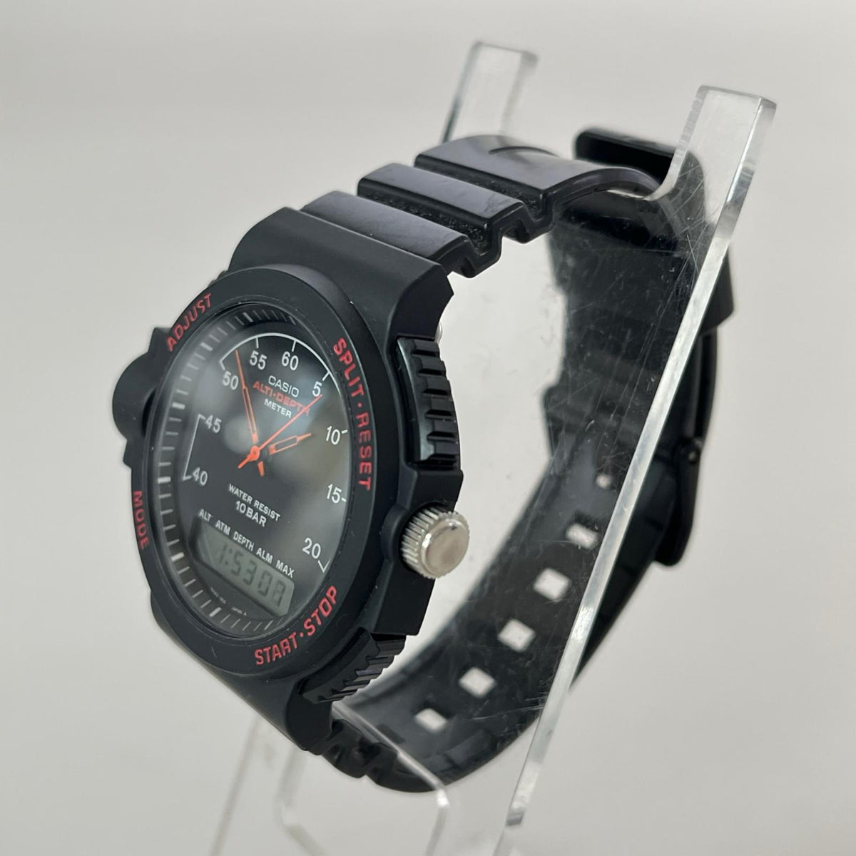 腕時計 80-90s ARW-320 ALTI-DEPTH ブラック