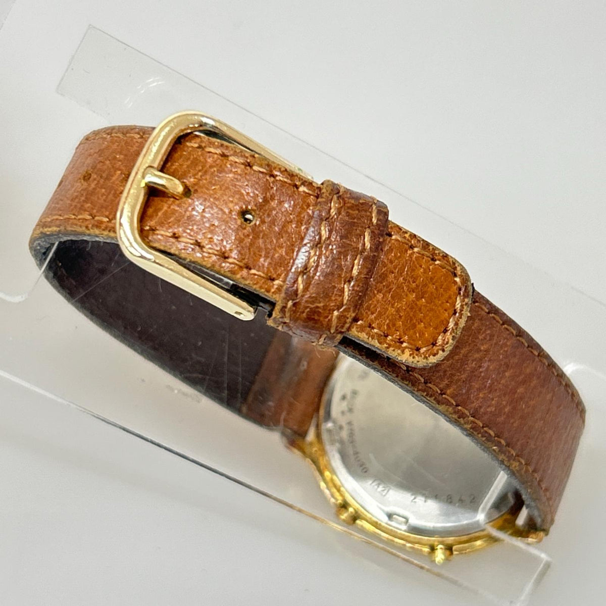 腕時計 80s SEIKO ALBA Y753-4030 MICKEY MOUSE ベージュ