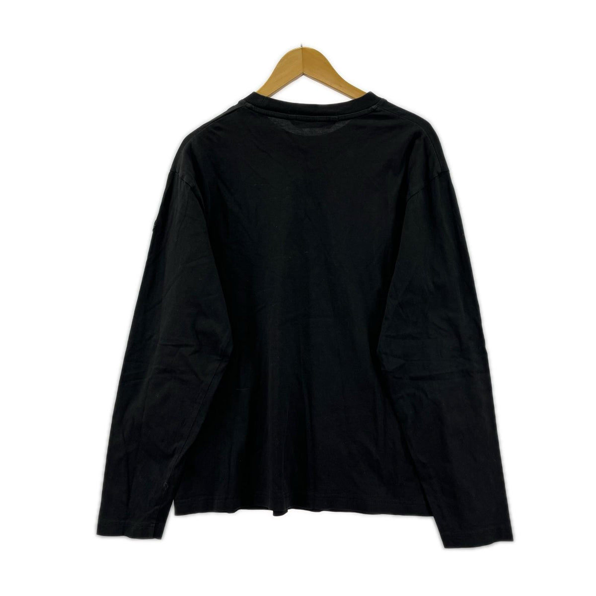 長袖Tシャツ 24AW ロゴプリント(M)ブラック S ブラック