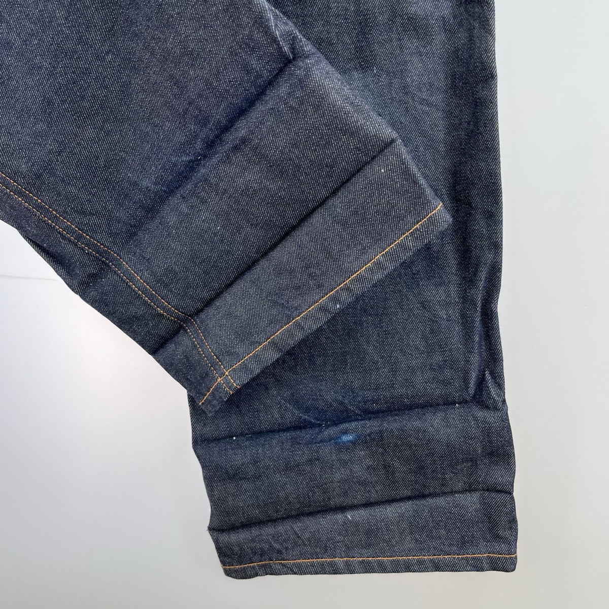 パンツ 2010 HOMME フェイクレザー切替 インディゴ M ネイビー