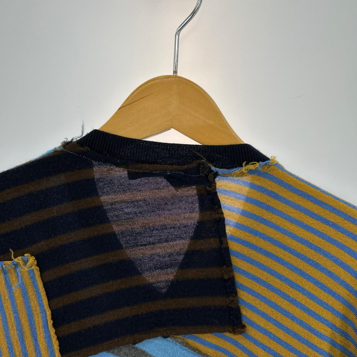 長袖Tシャツ 2004 パッチワークニット M マルチカラー
