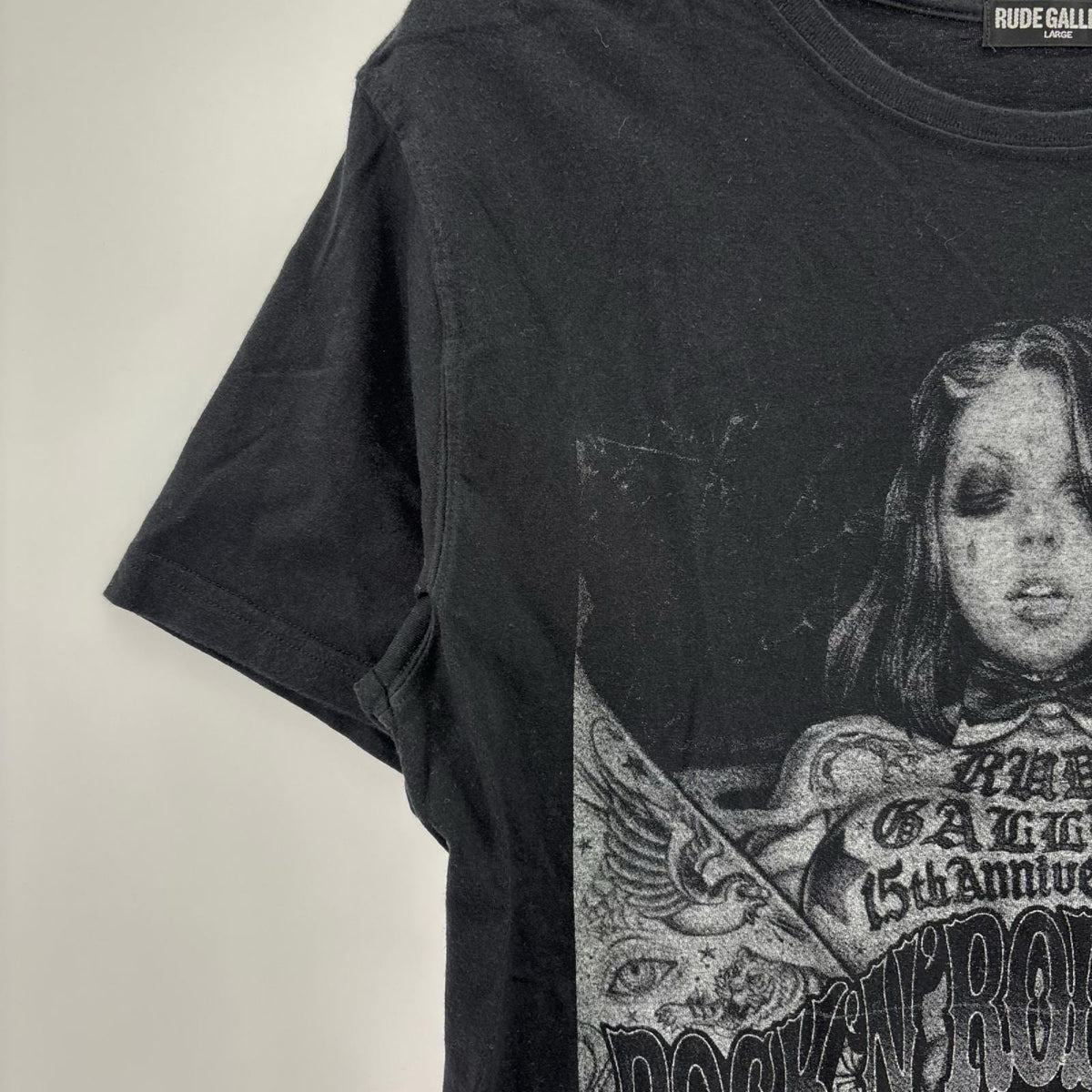 半袖Tシャツ ROCKIN JELLY BEAN L ブラック