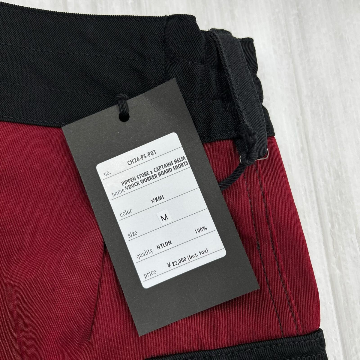 ショートパンツ ×PIPPEN STORE BOARD SHORTS 赤 (M) M レッド