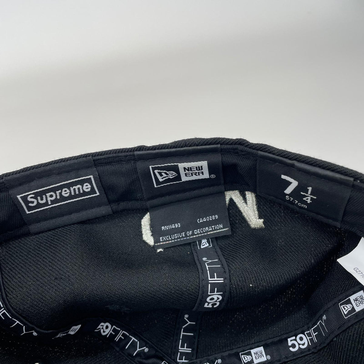 キャップ 20ss sim metallic box logo cap ブラック