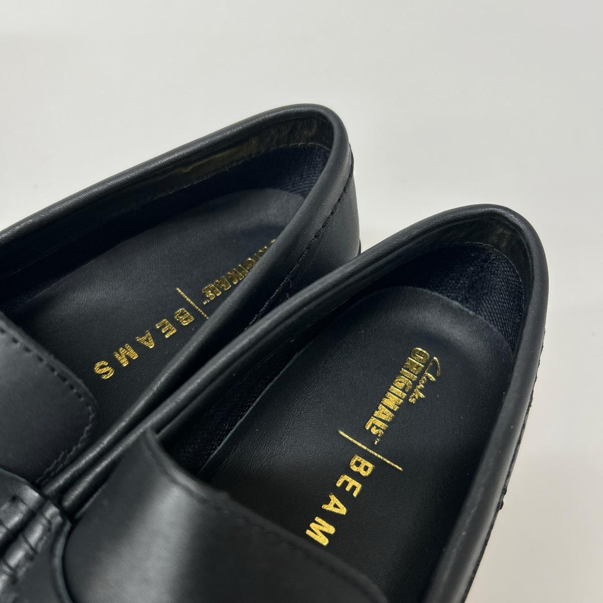 シューズ Clarks BEAMS別注 50th anniversary WallaBeams Loafer GORE-TEX 40 黒 ブラック