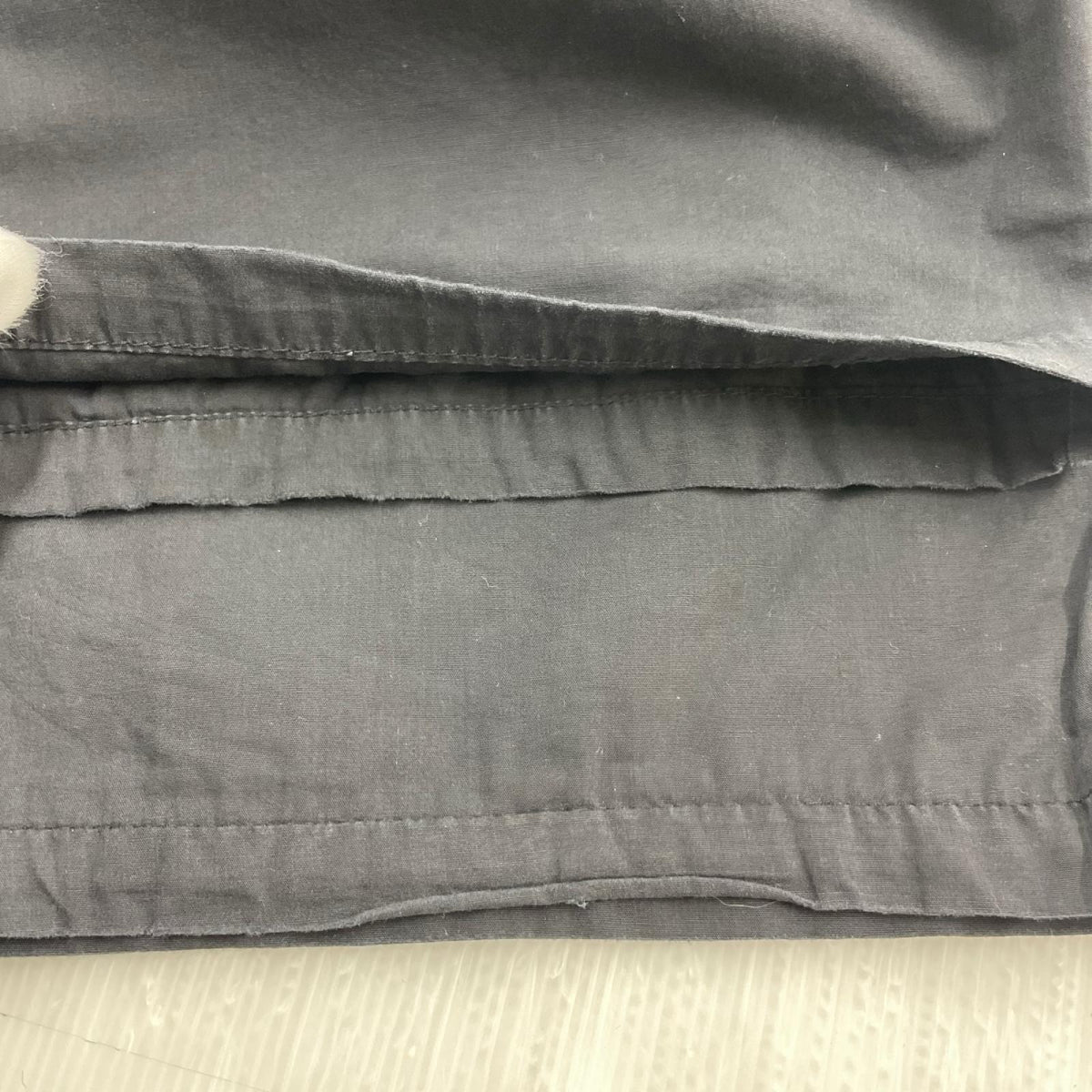 パンツ CASEY VIDALENC 製品染め コットンストレートパンツ 3 ブラック ブラック