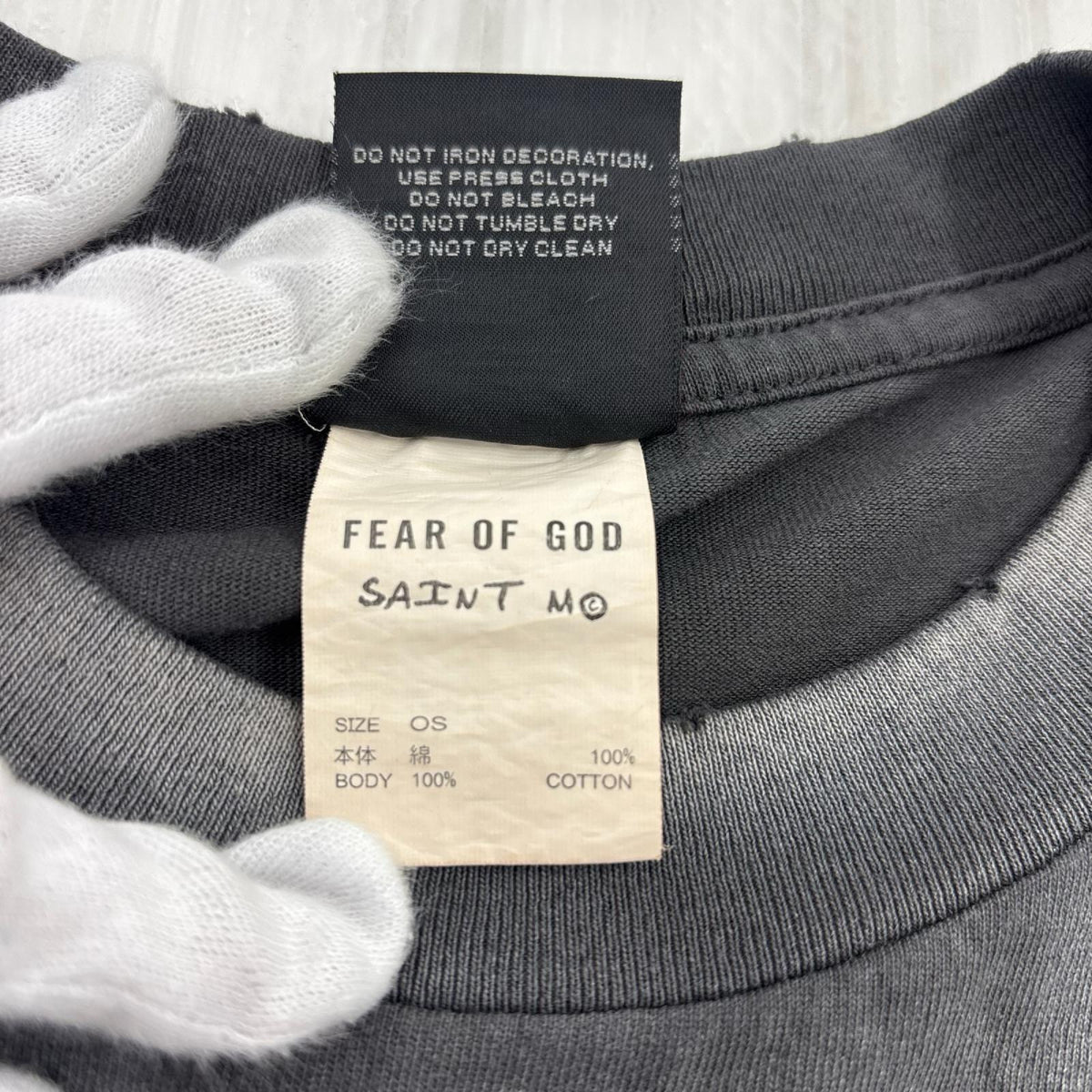 半袖Tシャツ ×FEAR OF GOD 25SS FG_SS TEE グレー