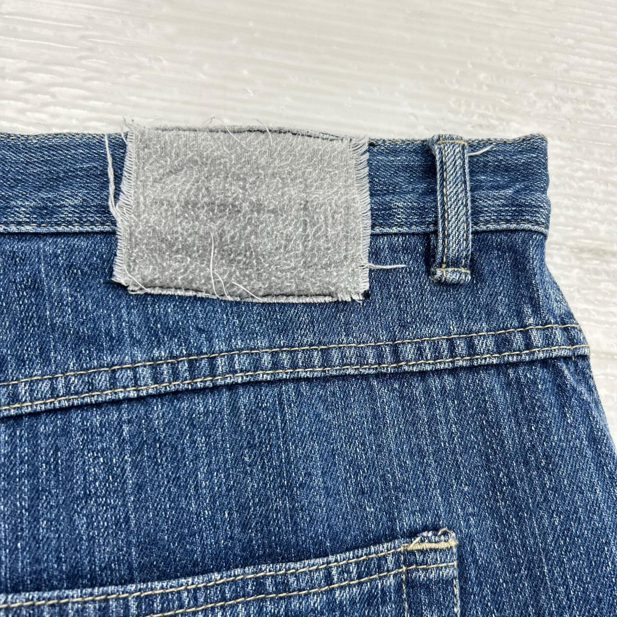 デニムパンツ UNK NBA LOGO オーバーデニム 38 38 ブルー