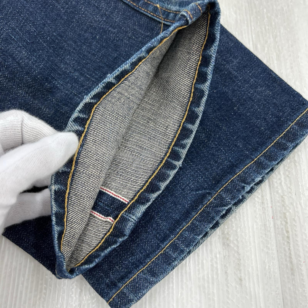 デニムパンツ ×Levi's 21AW セルヴィッチデニム XS ブルー