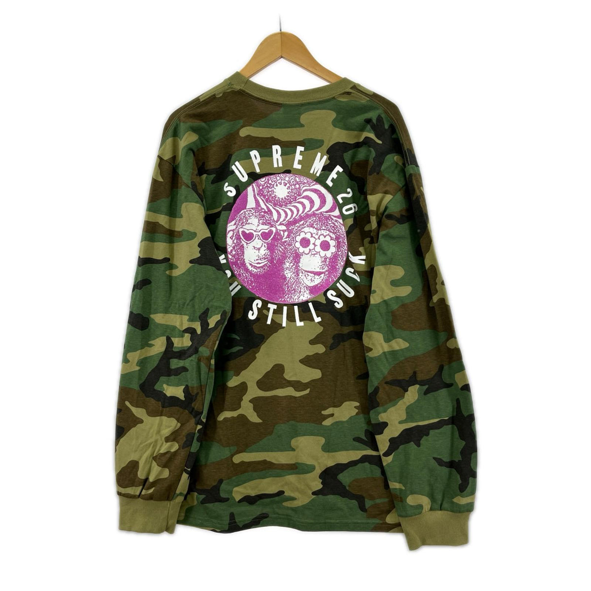 長袖Tシャツ supreme you still suck 迷彩 マルチカラー