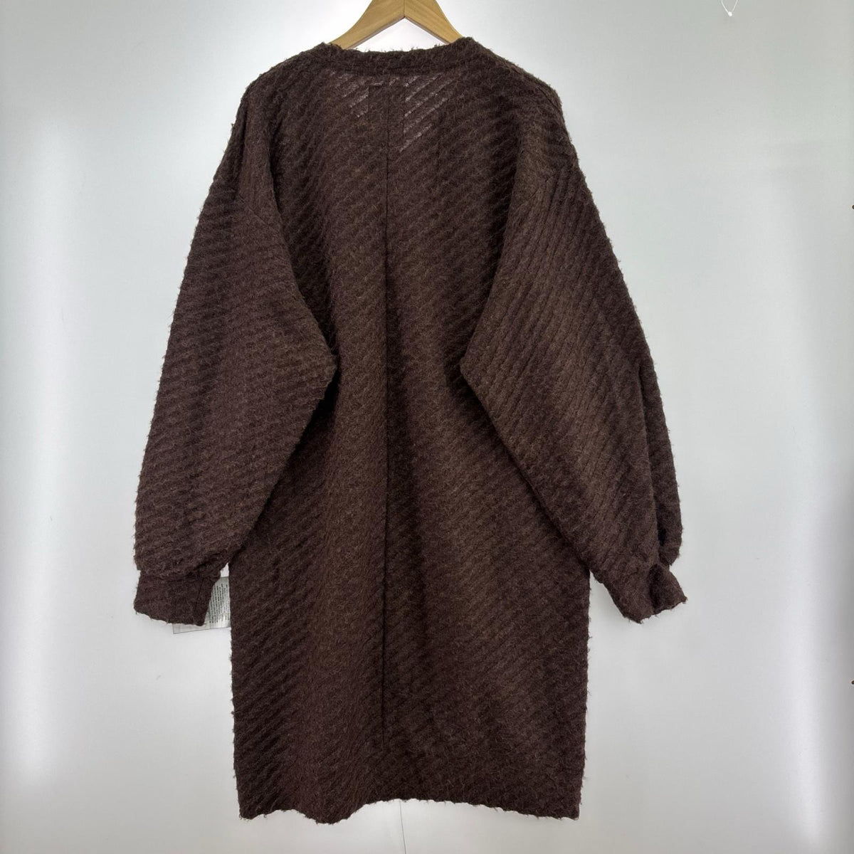 ニット TWILL SHAGGY LONG PULL OVER 茶 (1) 1 ブラウン
