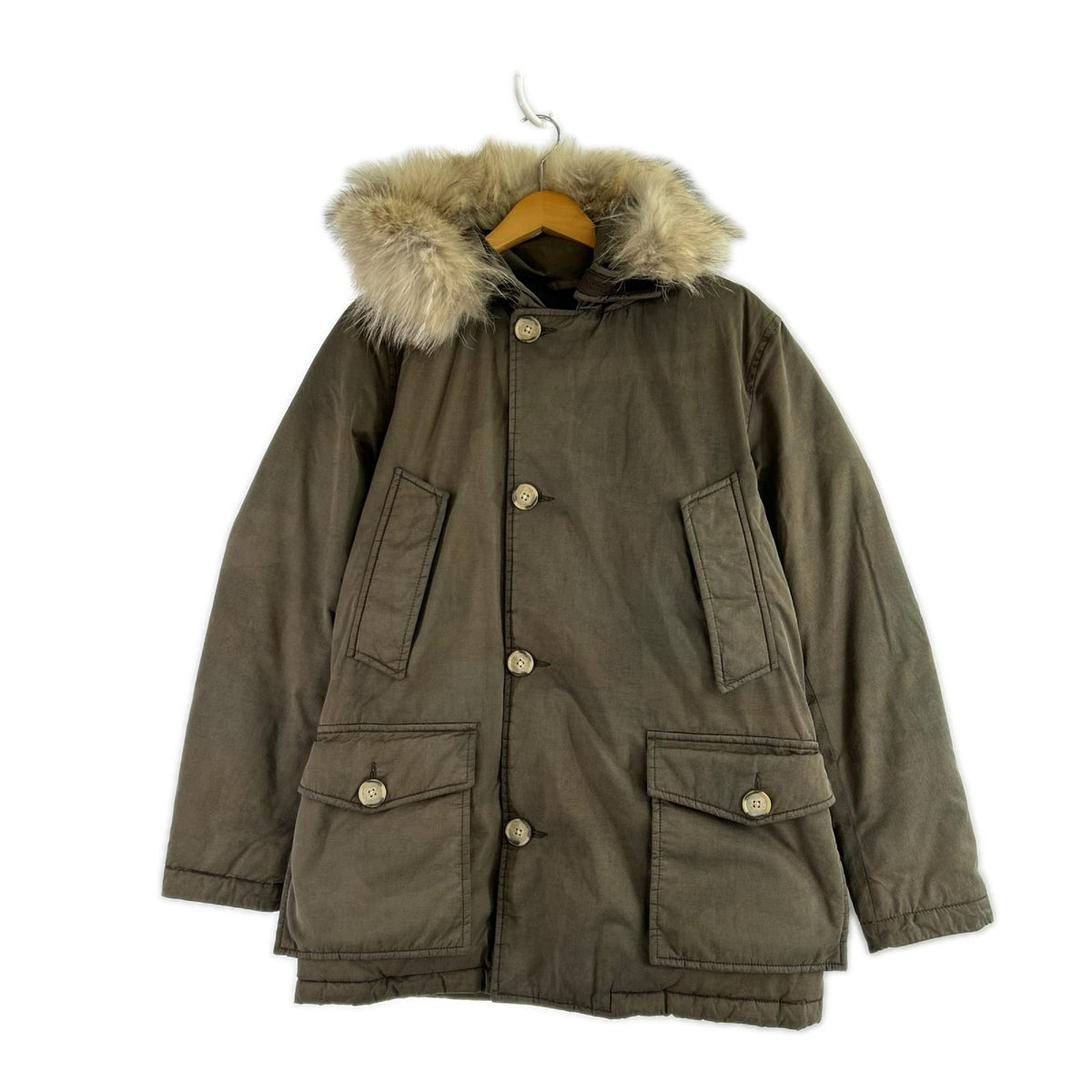 ダウンジャケット ARCTIC PARKA カモフラ カーキ (XS) カーキ