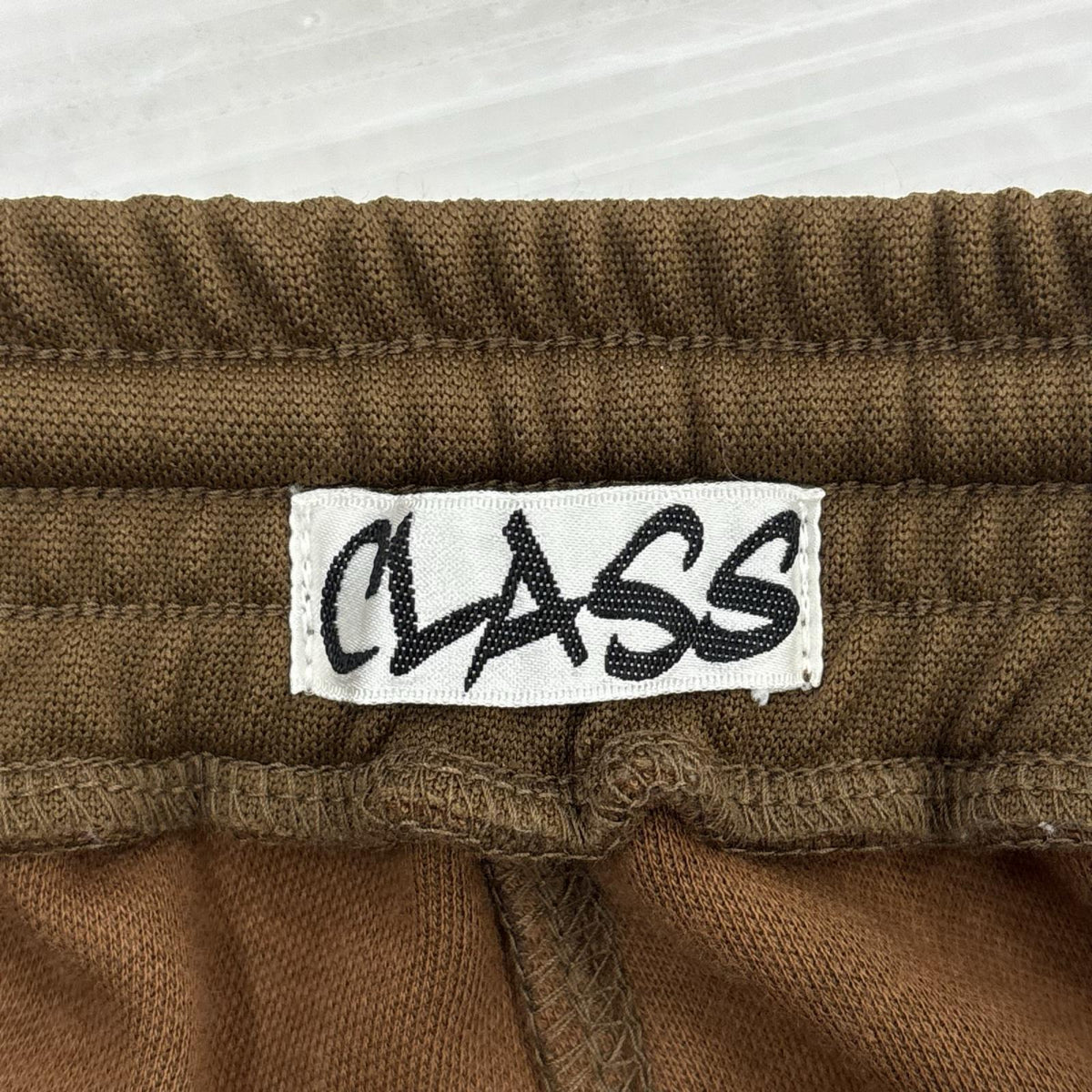 パンツ CLASS サイドライン カーキ (M) M ブラウン