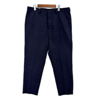 パンツ LAINE WOOL Carrot fit trousers (44) 44 ネイビー