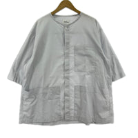 半袖シャツ Product Twelve 21SS ノーカラー 比翼 グレー (2) 2 グレー