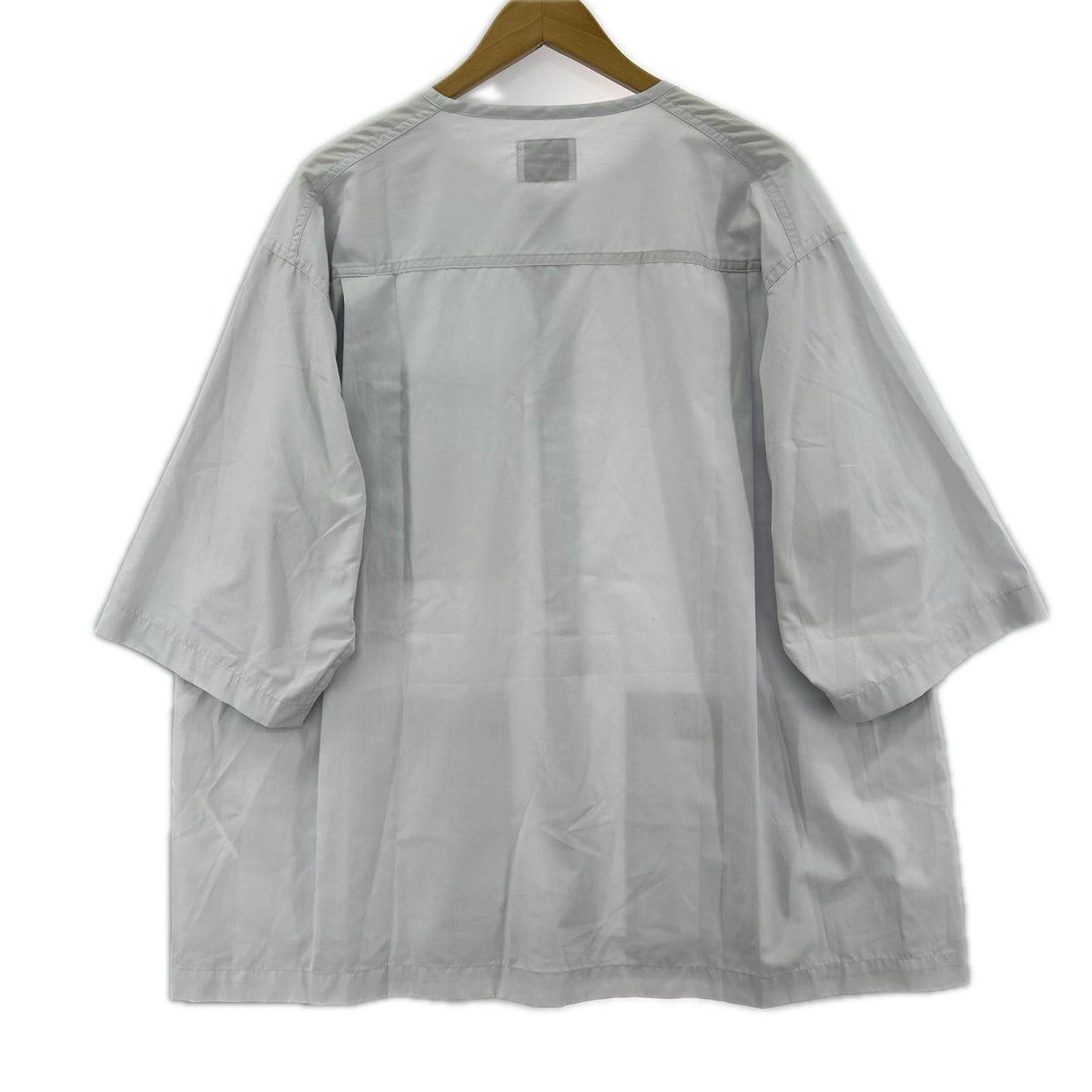 半袖シャツ Product Twelve 21SS ノーカラー 比翼 グレー (2) 2 グレー