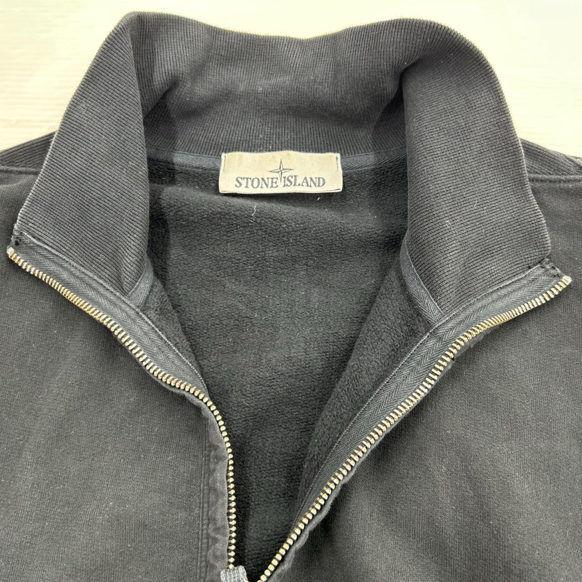 ジャケット STONE ISLAND ジップスウェット M ブラック