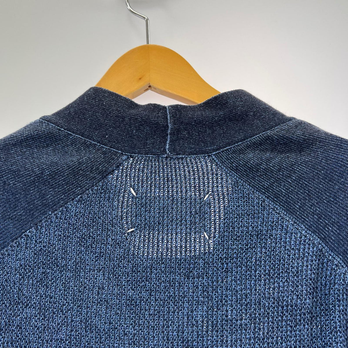 ニット MARTIN MARGIELA 11SS ここのえ期 インディゴコットンニット S インディゴ S ブルー