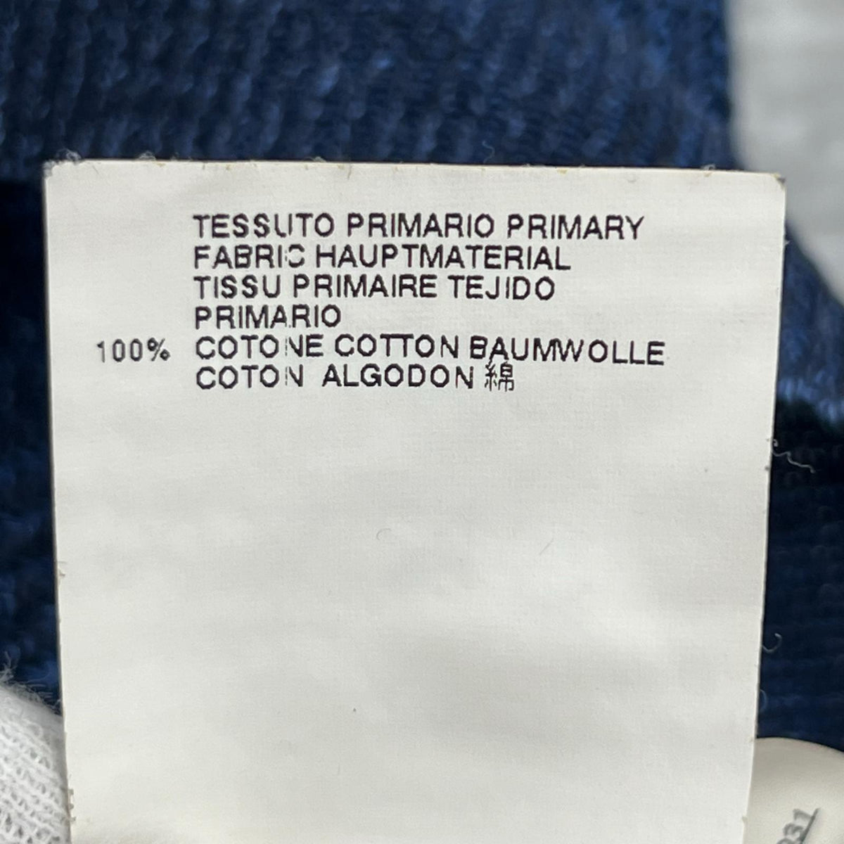 ニット MARTIN MARGIELA 11SS ここのえ期 インディゴコットンニット S インディゴ S ブルー