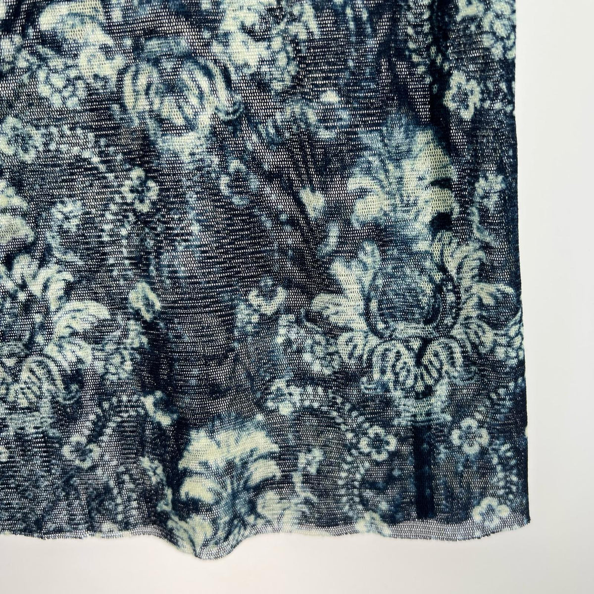 スカート ISSEY MIYAKE パワーネットスカート 2 紺 2 ネイビー
