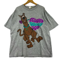 半袖Tシャツ SCOOBY DOOBY DOO フロントプリント グレー(XL) グレー