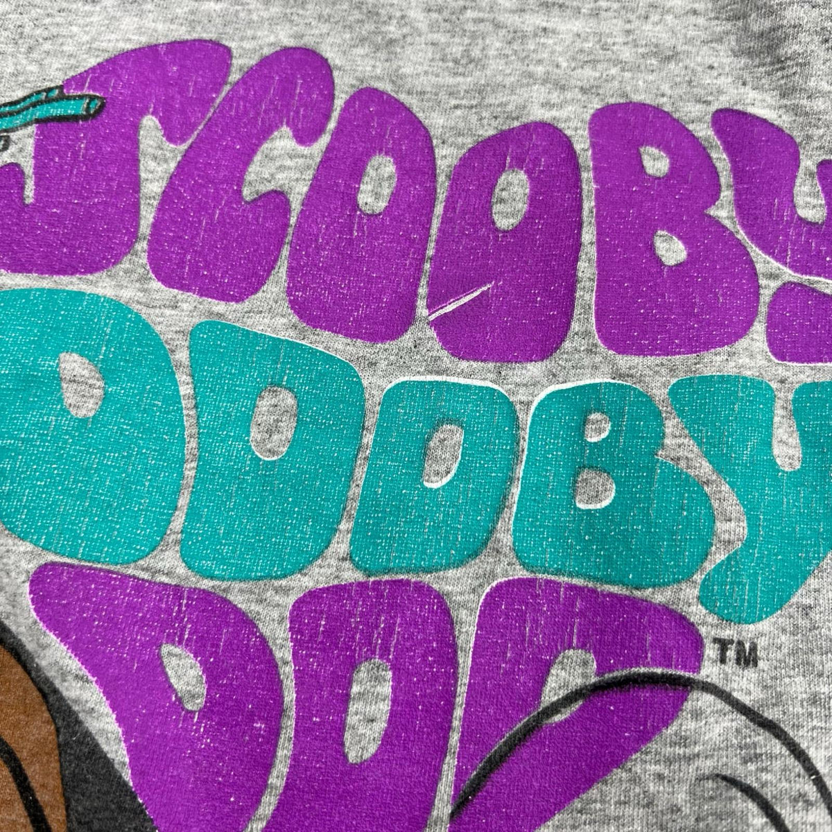 半袖Tシャツ SCOOBY DOOBY DOO フロントプリント グレー(XL) グレー