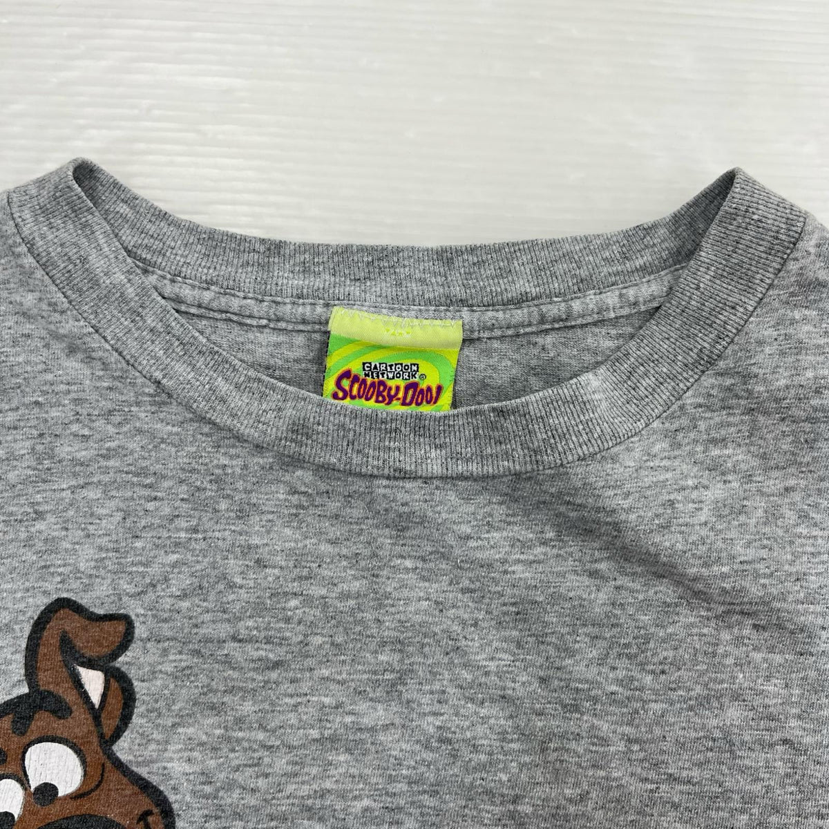 半袖Tシャツ SCOOBY DOOBY DOO フロントプリント グレー(XL) グレー
