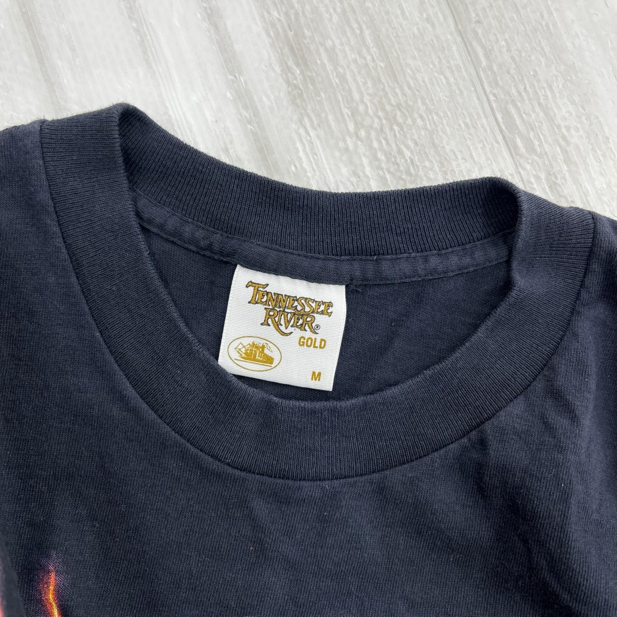 半袖Tシャツ tennessee river 90s JAWS M M ネイビー