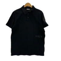 ポロシャツ MAGLIA POLO MANICA CORTA 黒 L ブラック