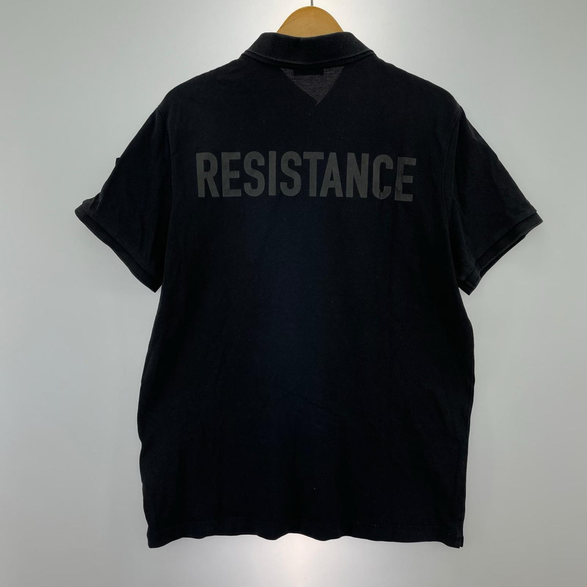 ポロシャツ MAGLIA POLO MANICA CORTA 黒 L ブラック